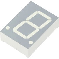 Kingbright 7-Segment-Anzeige Rot 20 mm 2 V Ziffernanzahl: 1 SC08-11EWA von Kingbright