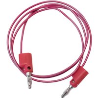 ROT - Mueller Electric BU-2020-A-24-2 Messleitung [Bananenstecker 4 mm - Bananenstecker 4 mm] 0.610 m von ROT