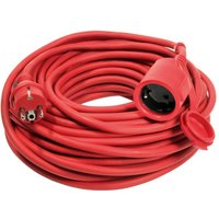 Verlängerungskabel 10 m Außenbereich IP44 Rot H05RR-F 3G1,5 von as - Schwabe
