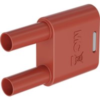 Stäubli - SKS2-4N-19 Verbindungsstecker Rot Stift-Ø: 4 mm Stiftabstand: 19 mm 1 St. von STÄUBLI