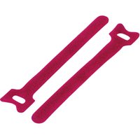 ROT - tru components Klettkabelbinder zum Bündeln Haft- und Flauschteil (l x b) 210 mm x 16 mm 20 St von ROT