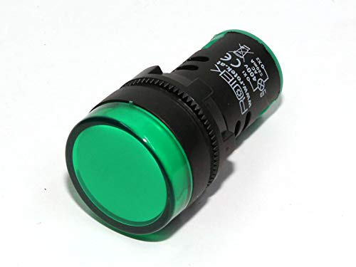 1 Stk. Rotek LED Schaltschrankleuchte - Leuchtfarbe: Grün, für 400V AC/DC Nennspannung von ROTEK