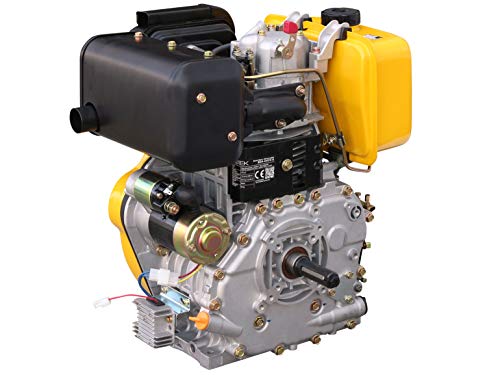 Luftgekühlter 1-Zylinder 4-Takt Dieselmotor Stage-V mit 474ccm Hubraum und zölliger Welle von ROTEK