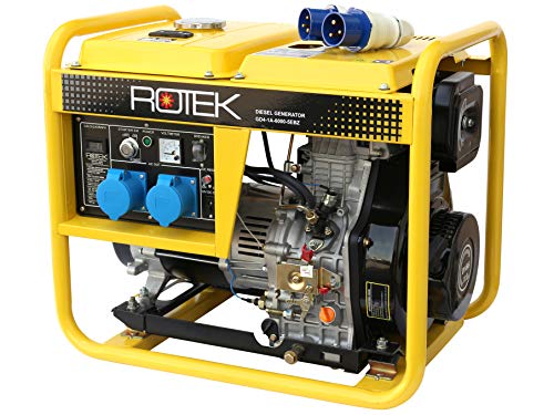 Rotek Diesel Stromerzeuger GD4-1A-6000-5EBZ (5,5 kVA / 230V 50Hz 1-phasig) von ROTEK