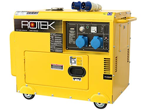 Rotek Diesel Stromerzeuger GD4SS-1A-6000-5EBZ (5,5 kVA / 230V 50Hz 1-phasig) von ROTEK
