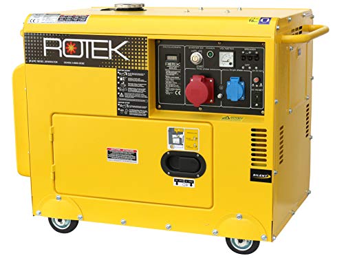 Rotek Diesel Stromerzeuger GD4SS-3-6000-5EBZ (5,5 kVA / 400V 50Hz 3-phasig) von ROTEK