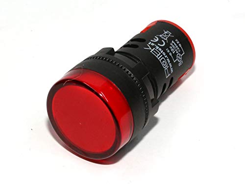1 Stk. Rotek LED Schaltschrankleuchte - Leuchtfarbe: Rot, für 12V AC/DC Nennspannung von ROTEK