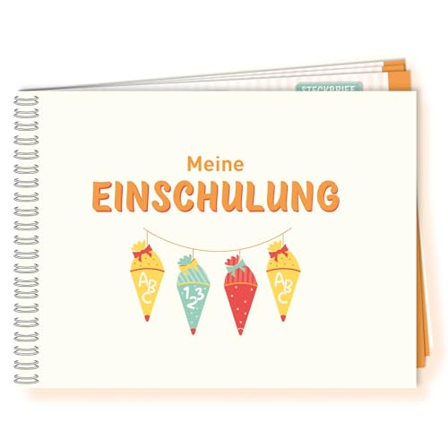 ROTH Gästebuch/Album zur Einschulung, 21x18 cm, 64 Seiten, mit Ringbindung von ROTH