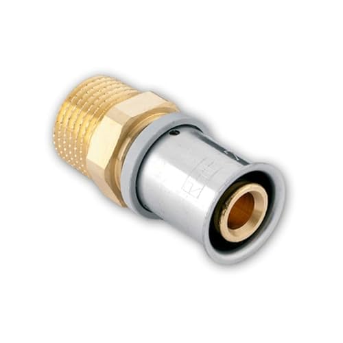 Roth RIS Übergangsnippel 25 mm x 1" AG, Messing von ROTH