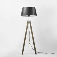 [GEBRAUCHT] B-Ware Rothfels Thea Stehlampe Stehleuchte Standleuchte Lampe Holz Grau Schirm Schwarz von ROTHFELS