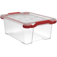 Aufbewahrungsbox Evo Total inkl. Deckel 11 l transparent Stapelbox - Rotho von ROTHO