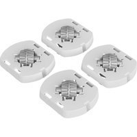 Fussadapter mit Rollen für Box Albris 45 l weiß 17 x 14 x 3 cm Fussadapter - Rotho von ROTHO