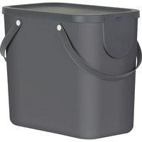 Rotho Mülltrennungssystem Albula 25 l anthrazit Recyclingbehälter Müll- & Abfalleimer von SUNDIS
