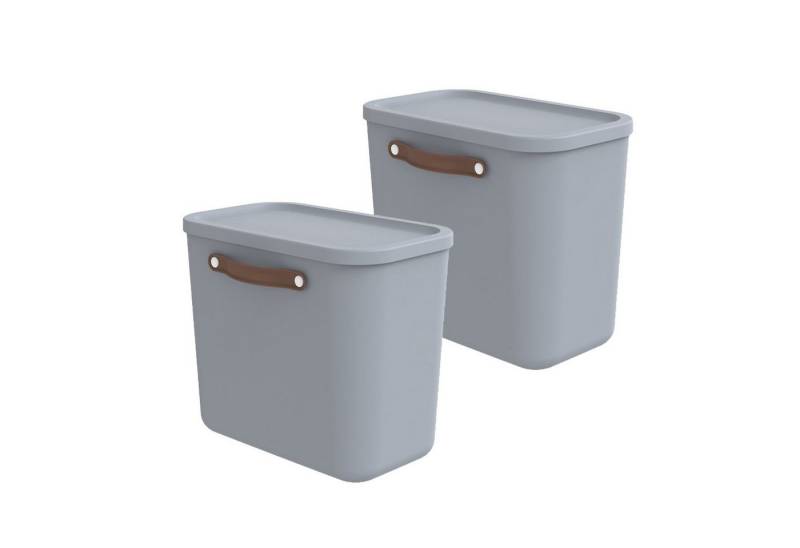 ROTHO Aufbewahrungsbox 2er-Set Kiste mit Deckel Maloja 25l ROTHO Aufbewahrungsbox 2er-Set Kiste mit Deckel Maloja 25l von ROTHO
