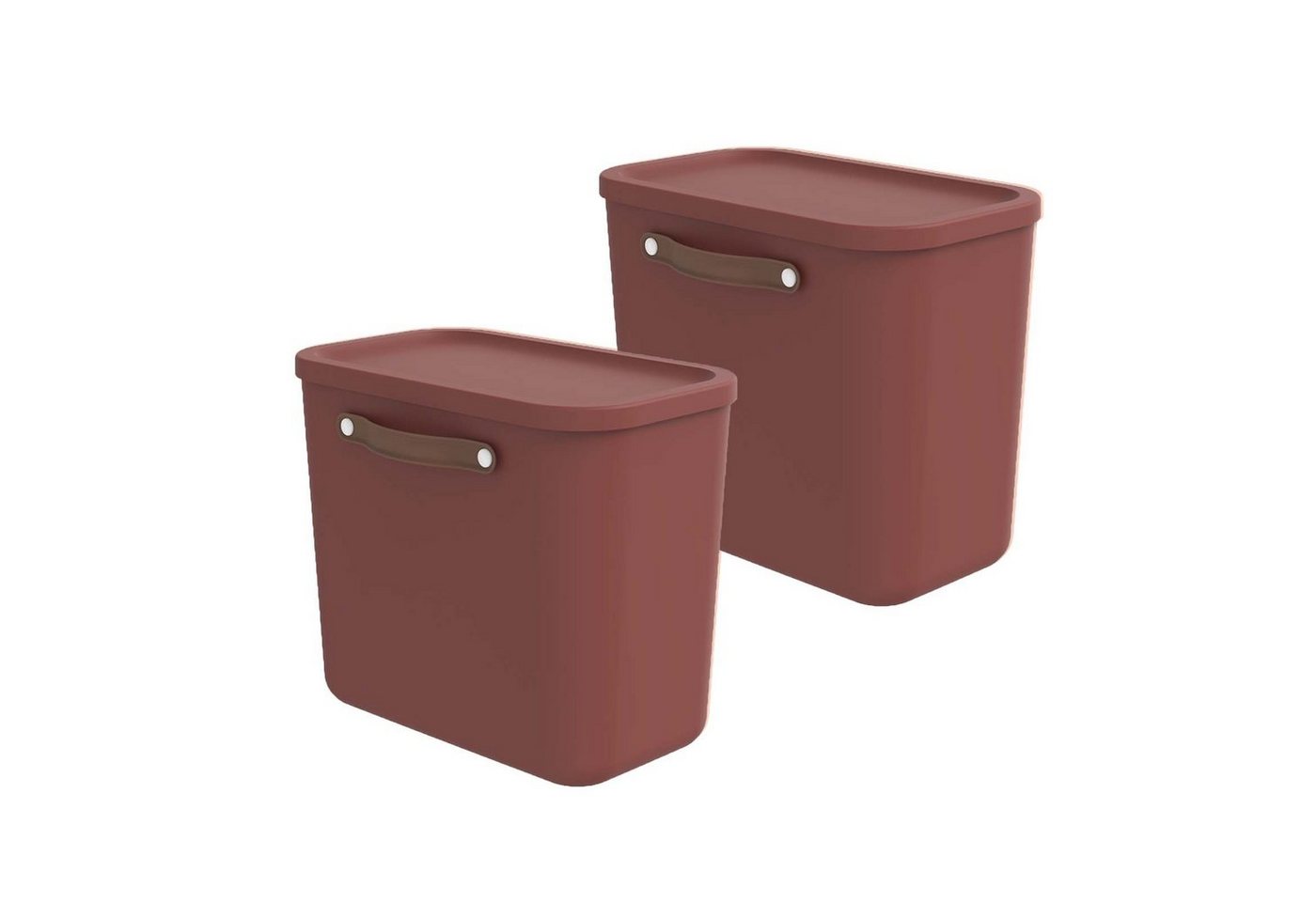 ROTHO Aufbewahrungsbox 2er-Set Kiste mit Deckel Maloja 25l ROTHO Aufbewahrungsbox 2er-Set Kiste mit Deckel Maloja 25l von ROTHO
