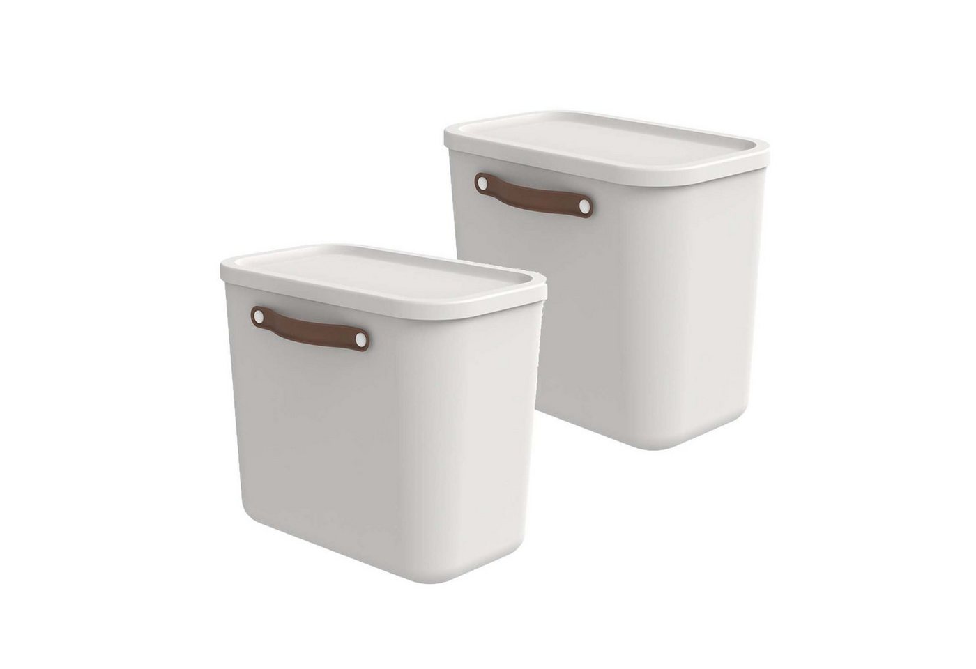ROTHO Aufbewahrungsbox 2er-Set Kiste mit Deckel Maloja 25l ROTHO Aufbewahrungsbox 2er-Set Kiste mit Deckel Maloja 25l von ROTHO