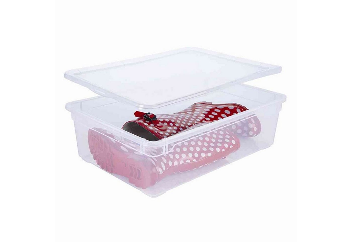 ROTHO Aufbewahrungsbox Aufbewahrungsbox Clear Box" 22 l mit Deckel, 55 x 37,5 x 16 cm" von ROTHO