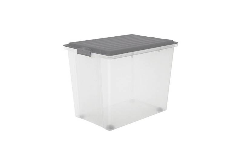 ROTHO Aufbewahrungsbox Compact Aufbewahrungsbox 70l mit Deckel, Kunststoff (PP) von ROTHO