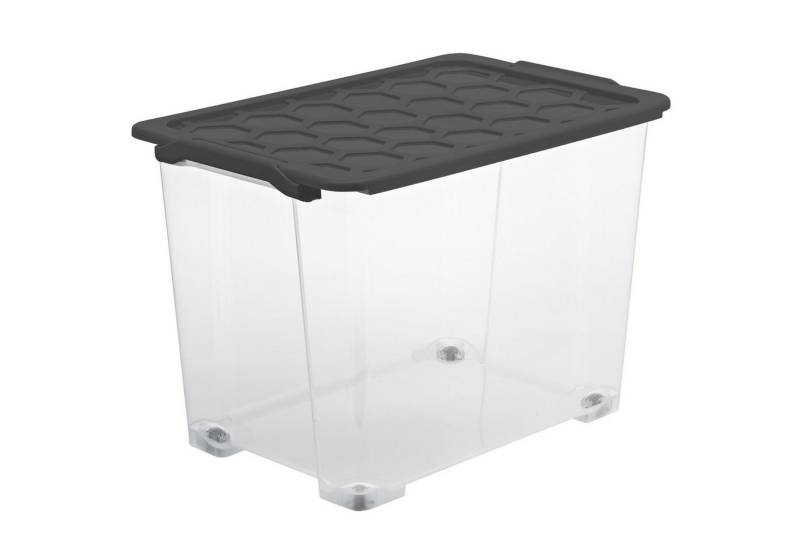 ROTHO Aufbewahrungsbox Evo Safe Keeping Aufbewahrungsbox 65l mit Deckel und Rädern von ROTHO
