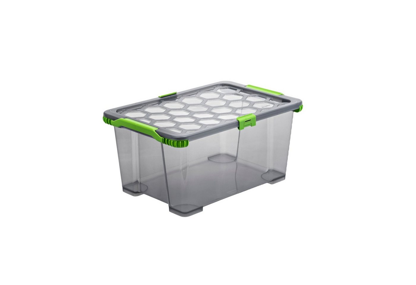 ROTHO Aufbewahrungsbox Evo Total Protection Aufbewahrungsbox 44l mit Deckel, lebensmittelechter Kunststoff (PP) BPA-frei von ROTHO