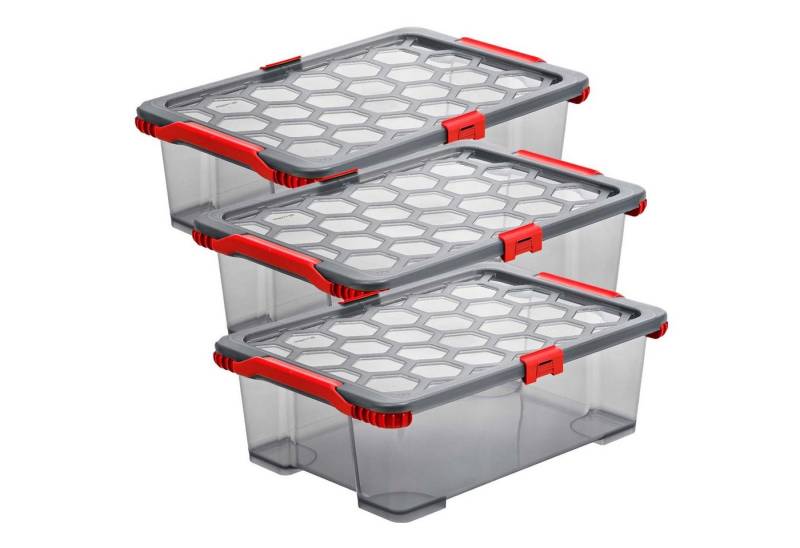 ROTHO Aufbewahrungsbox Evo Total Protection Set Box m. Rädern 3tlg 65l EVO TOTAL von ROTHO