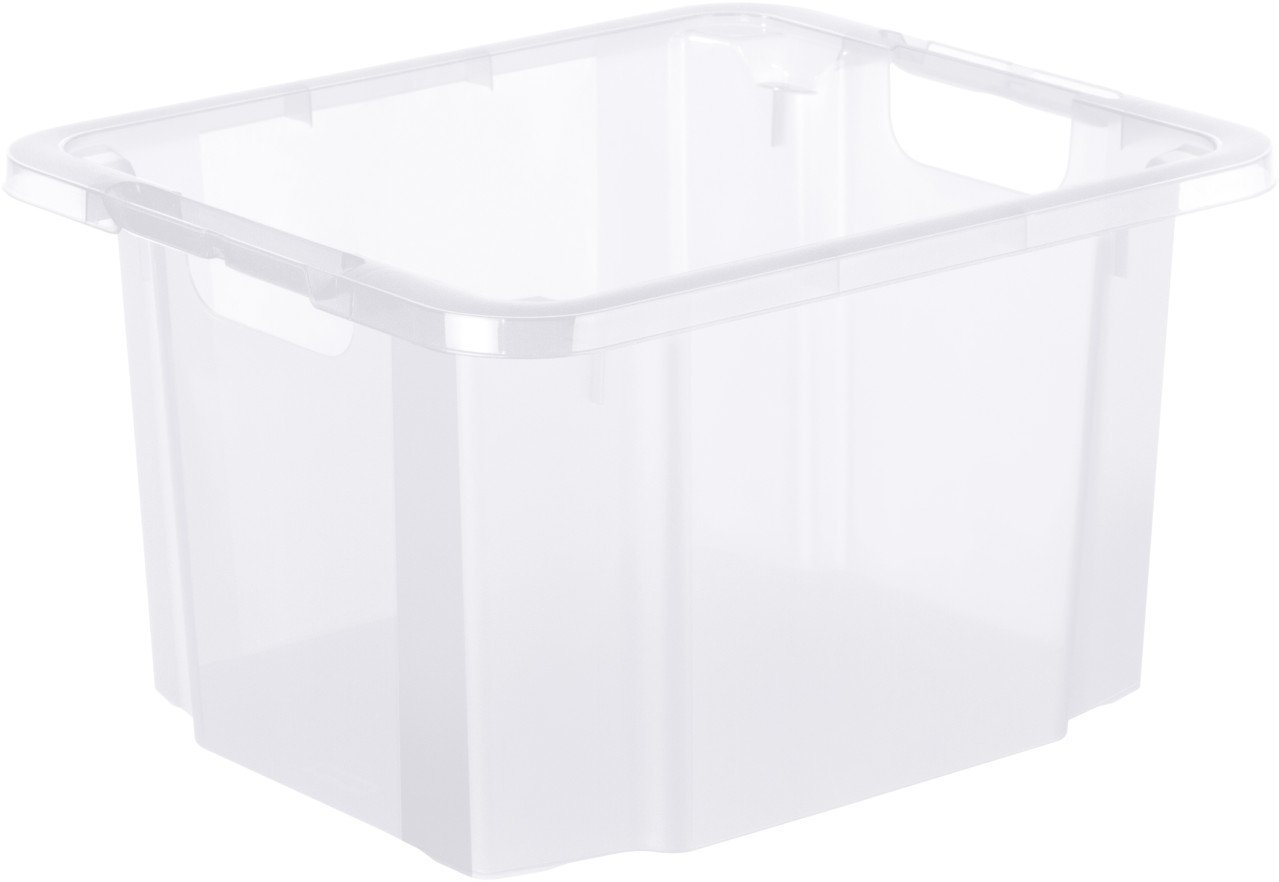 ROTHO Aufbewahrungsbox Rotho Drehstapelbox Reverso 26 L transparent ROTHO Aufbewahrungsbox Rotho Drehstapelbox Reverso 26 L transparent von ROTHO