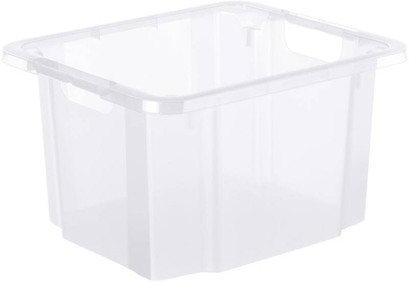 ROTHO Aufbewahrungsbox Rotho Drehstapelbox Reverso 26 L transparent von ROTHO