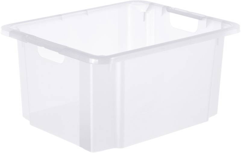 ROTHO Aufbewahrungsbox Rotho Drehstapelbox Reverso 46 L transparent von ROTHO