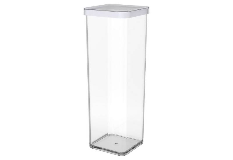 ROTHO Frischhaltedose LOFT, Transparent, Weiß, B 10 cm, 2000 ml, Kunststoff, Silikon, (1-tlg), Deckel mit Silikondichtung von ROTHO