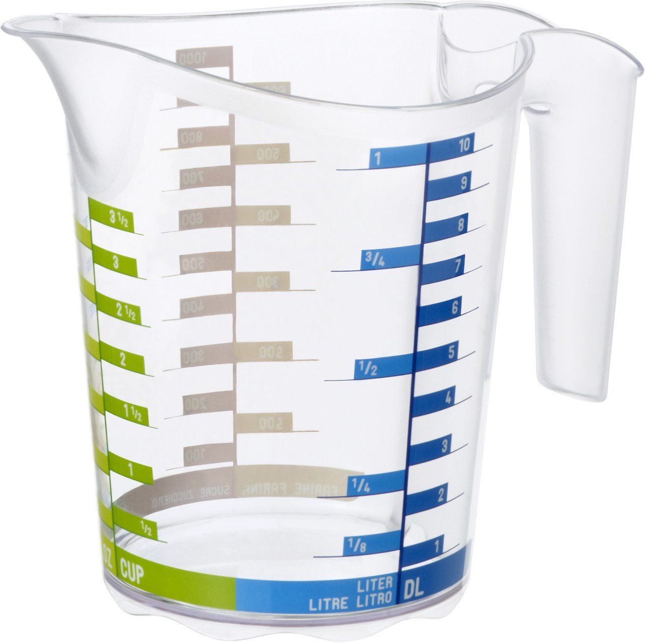 ROTHO Messbecher Rotho Messbecher Domino 1 L, Kunststoff von ROTHO