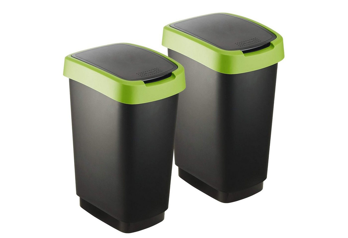 ROTHO Mülleimer 2er-Set Swingeimer 25 l SALSA, Swissmade ROTHO Mülleimer 2er-Set Swingeimer 25 l SALSA, Swissmade von ROTHO
