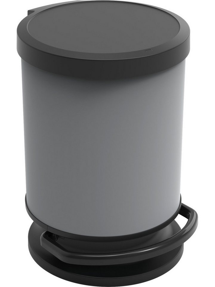 ROTHO Mülleimer Rotho Treteimer Paso 20 L rund schwarzgrau ROTHO Mülleimer Rotho Treteimer Paso 20 L rund schwarzgrau von ROTHO