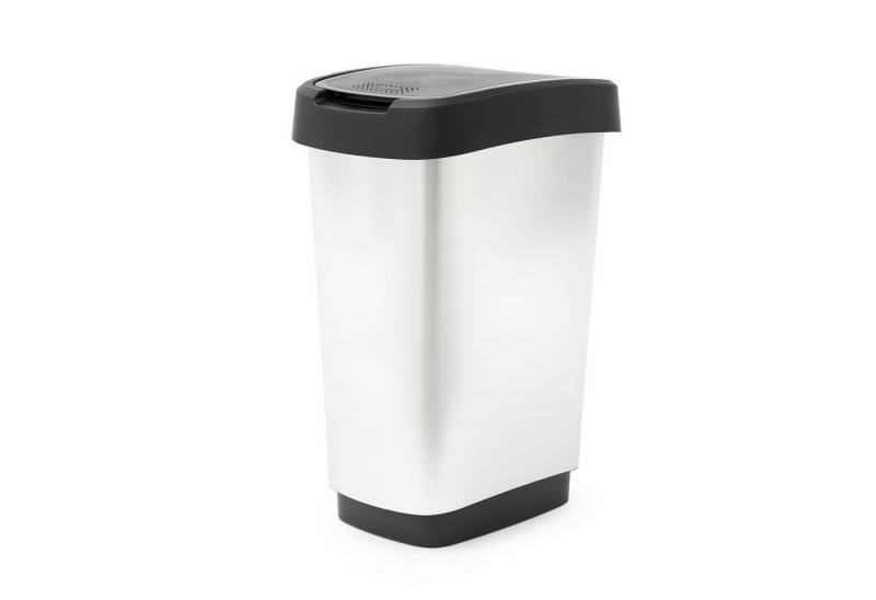 ROTHO Mülleimer Twist Mülleimer 25l mit Deckel, Kunststoff (PP) von ROTHO