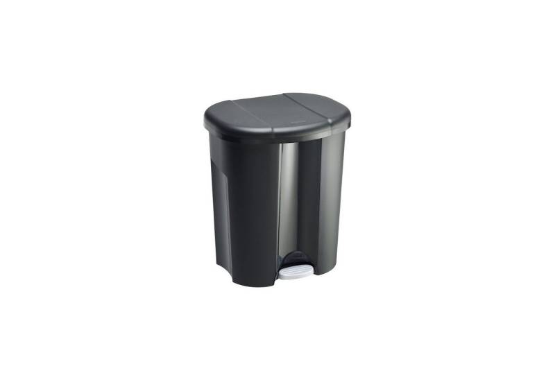 ROTHO Mülleimer Trittabfalleimer TRIO 1 x 10 l, 2 x 15 l je 3 Einsätzen von ROTHO