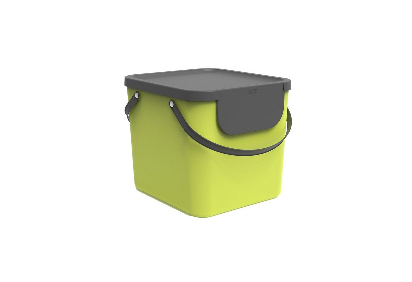 ROTHO Mülltrennsystem Albula Mülltrennungssystem 40 l für die Küche, verschiedenen Aufklebern zur Beschriftung von ROTHO