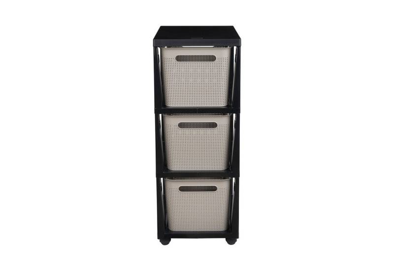 ROTHO Rollcontainer BRISEN Rollcontainer 3 x 16 l, (3 St) von ROTHO