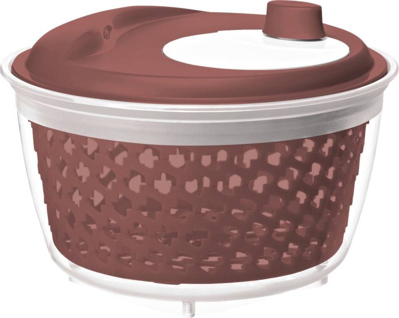 ROTHO Salatschleuder Rotho Salatschleuder FRESH 4,5 l, iron rot von ROTHO