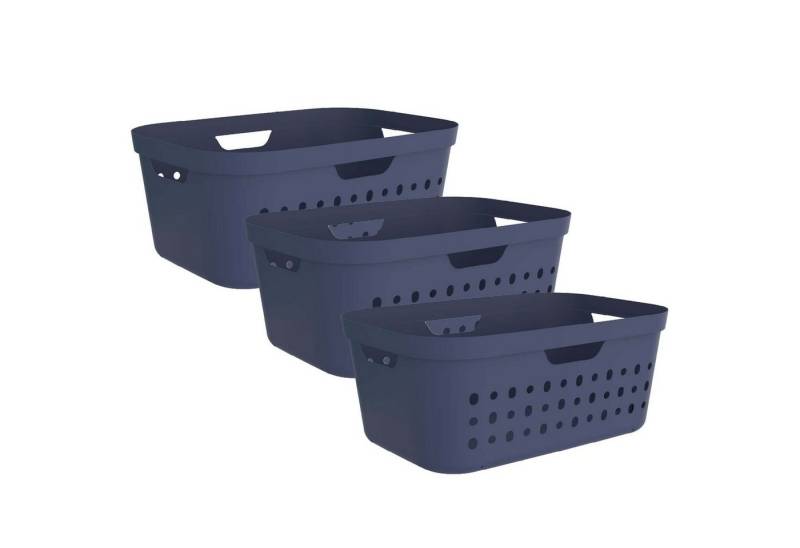 ROTHO Wäschekorb (Wäschekorbset, 3er-Set) von ROTHO