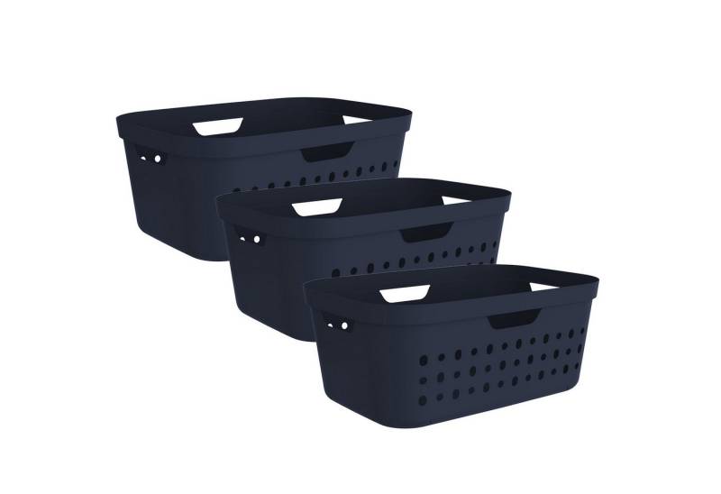 ROTHO Wäschekorb (Wäschekorbset, 3er-Set) von ROTHO