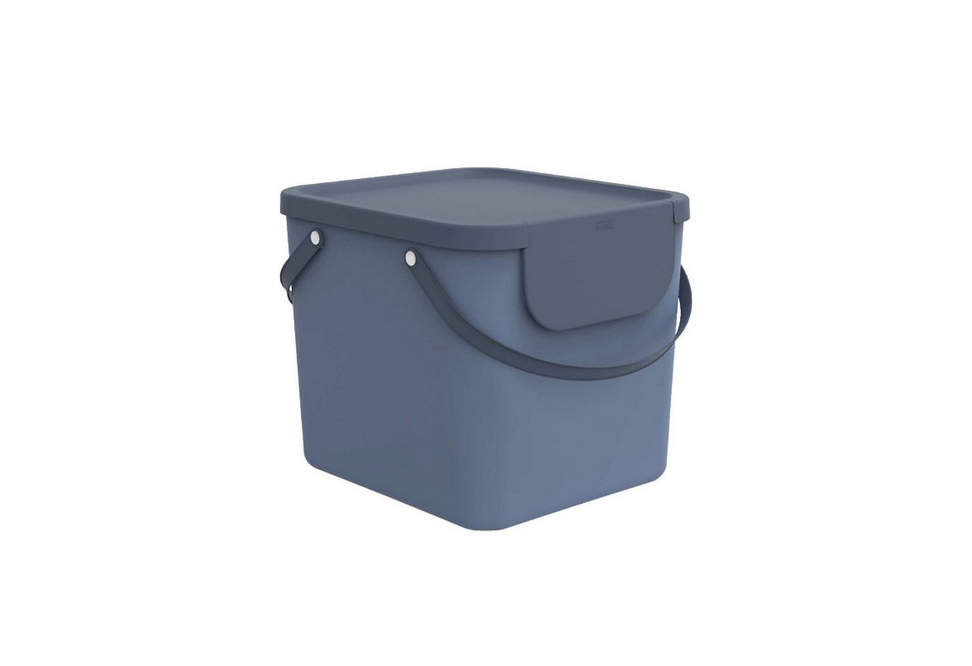 ROTHO Wäschekorb Albula Wäschesammler 40l mit Deckel, Kunststoff (PP recycelt), Aus rezykliertem Kunststoff von ROTHO