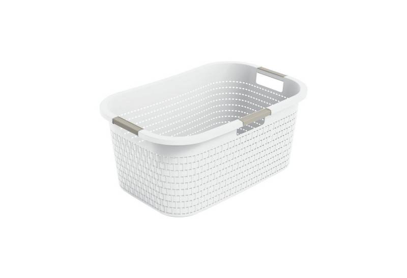 ROTHO Wäschekorb Country Wäschekorb 40l, Kunststoff (PP) BPA-frei, Luftzirkulation innerhalb der Wäschebox von ROTHO