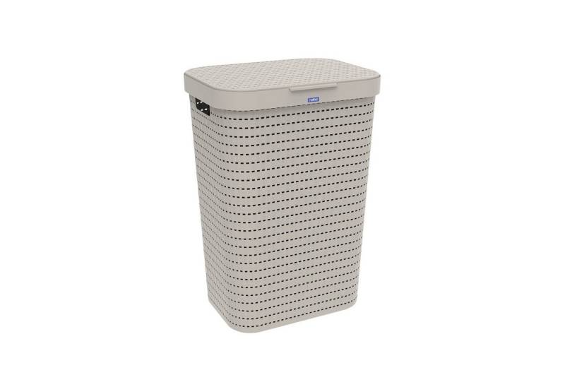 ROTHO Wäschekorb Country Wäschesammler 55l mit Deckel und Tragegriffen, Belüftung durch Rattan-Struktur verhindert Geruchsbildung ROTHO Wäschekorb Country Wäschesammler 55l mit Deckel und Tragegriffen, Belüftung durch Rattan-Struktur verhindert Geruchsbildung von ROTHO