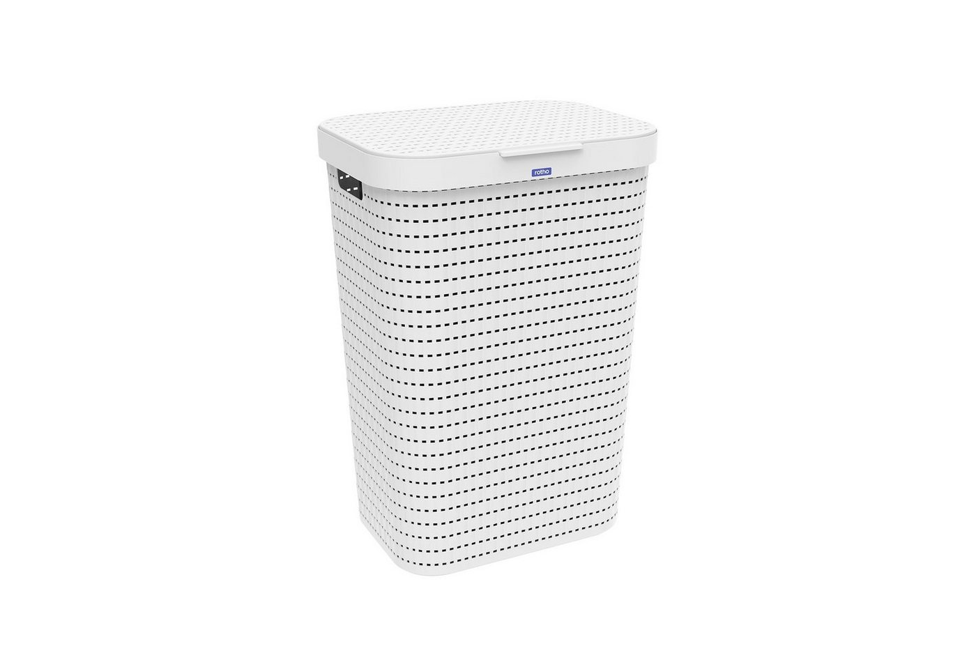 ROTHO Wäschekorb Country Wäschesammler 55l, Löcher an den Seiten ermöglicht Luftzirkulation innerhalb der Box ROTHO Wäschekorb Country Wäschesammler 55l, Löcher an den Seiten ermöglicht Luftzirkulation innerhalb der Box von ROTHO