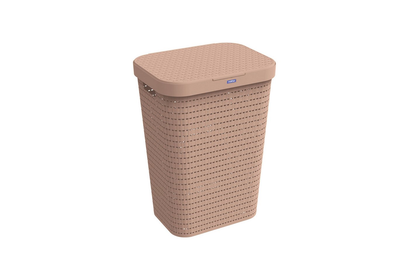 ROTHO Wäschekorb Country Wäschesammler 55l mit Deckel und Tragegriffen, Belüftung durch Rattan-Struktur verhindert Geruchsbildung ROTHO Wäschekorb Country Wäschesammler 55l mit Deckel und Tragegriffen, Belüftung durch Rattan-Struktur verhindert Geruchsbildung von ROTHO