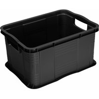 Rotho - Aufbewahrungsbox Agilo A4 17,5 l schwarz 39 x 39 x 21,5 cm (l x b x h) Aufbewahrungsbox von ROTHO