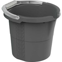 Rotho - Eimer Daily mit Skala 10 l anthrazit Haushaltseimer von ROTHO