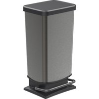 Treteimer Paso 40 l graphit Mülleimer Abfalleimer - Rotho Treteimer Paso 40 l graphit Mülleimer Abfalleimer - Rotho von ROTHO