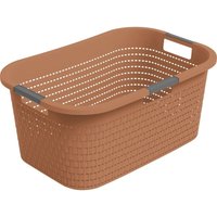 Wäschekorb Country 40 l coral clay Wäschesammler - Rotho von ROTHO