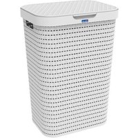 Wäschesammler Country, 55 l weiß Wäschebox - Rotho von ROTHO