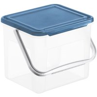 Rotho - Waschmittelbehälter Basic Blue 4,5 l / 3 kg Waschpulverbox Waschmittelbox von ROTHO